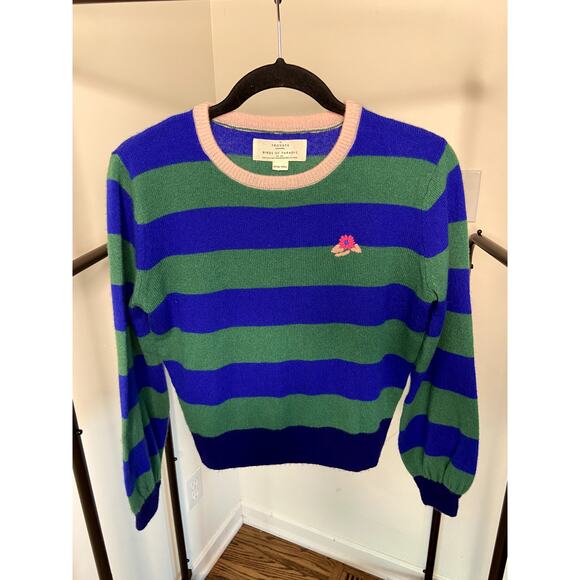 Trovata Birds of Paradis Cashmere Ryann Sweater size XS - Picture 2 of 7